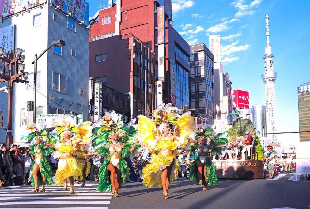 *201 Oshiage Sta 3mins! Wi-fi & Elevator 4pax * 東京都